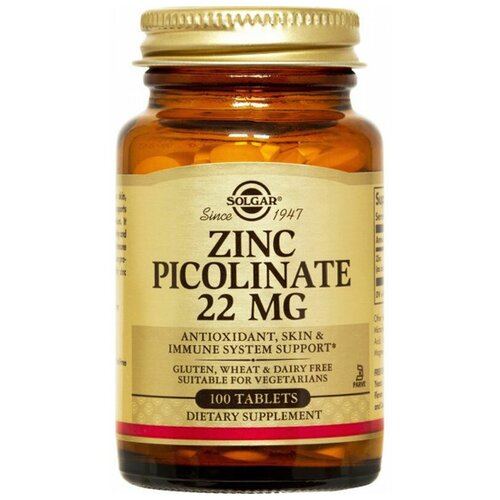  Solgar Zinc Picolinate ., 250 , 170 , 100 .   -     , -,   