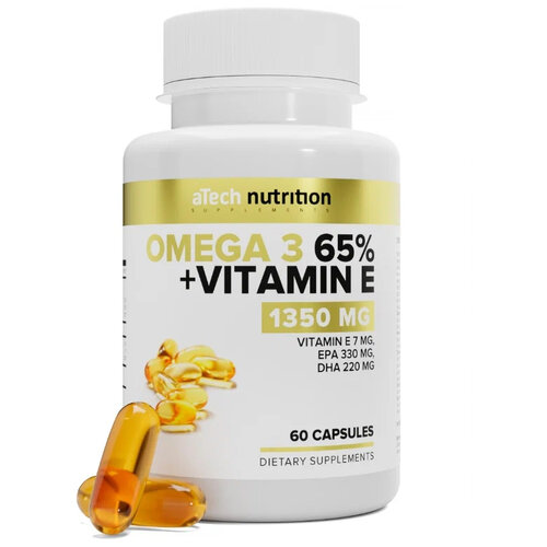 ������ ������ Omega 3 65% + Vitamin E, 1.35 �, 60 ��. ����