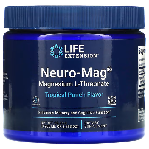   Life Extension Neuro-Mag Magnesium L-Threonate, 93.4    -     , -,   