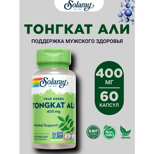 ������ ������ ������ ������������ ������� ���, Solaray Tongkat Ali 400 ��, 60 ������, ��� ������������ ���������� � ������, ��� �������� �������� ����