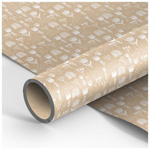 ������ ������ ������ ����������� MESHU White flowers 70 � 100 ��, ������� ����