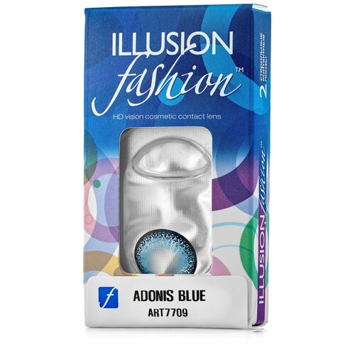    ILLUSION Fashion Adonis, 2 ., R 8,6, D -0,5, blue   -     , -,   