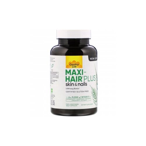  Maxi Hair Plus 5,000 mcg Biotin 120     -     , -,   