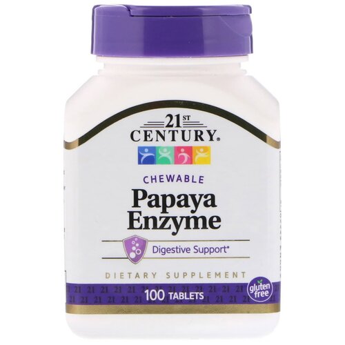   21st Century Papaya Enzyme, 100 , 100 , 100 .   -     , -,   