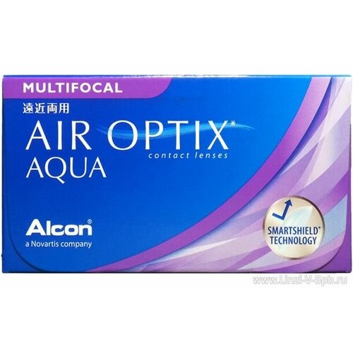 ������ ������ ���������� ����� �� ����� Alcon Air optix Aqua Multifocal, 3 ��., R 8,6, D -10, ADD: �������, 1 ��. ����
