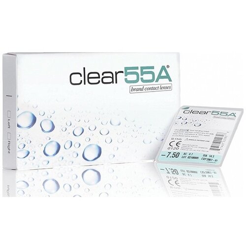 ������ ������ ���������� ����� Clearlab Clear 55A, 6 ��., R 8,7, D -4,25, ����������, 1 ��. ����
