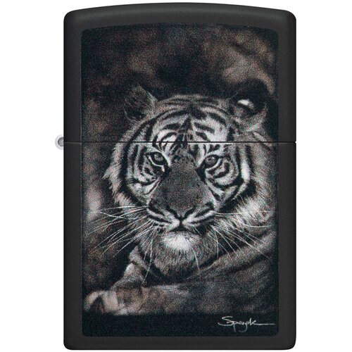     ZIPPO Classic 49763 Spazuk Design   Black Matte -      -     , -,   