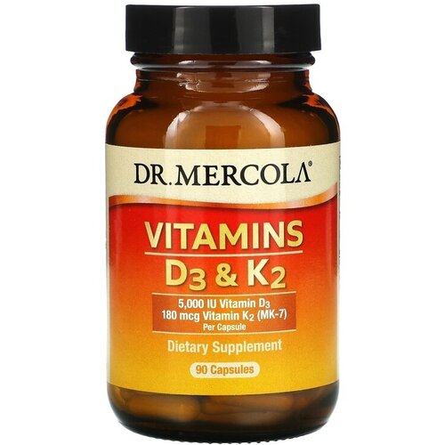   Dr. Mercola Vitamins D3 & K2, 90 .   -     , -,   