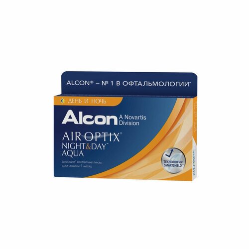 ������ ������ ���������� ����� �� ����� Alcon Air Optix Night & Day Aqua, 3 ��., R 8,6, D -9,5, 1 ��. ����
