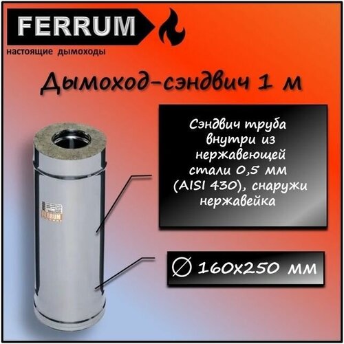   - 1,0 (430 0,5 + .) 160250 Ferrum 