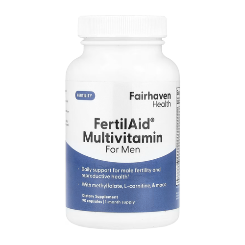 ������ ������ Fairhaven Health, FertilAid ��� ������, ���������� � ��������������� ��������� ���� L-��������, 90 ������ ����