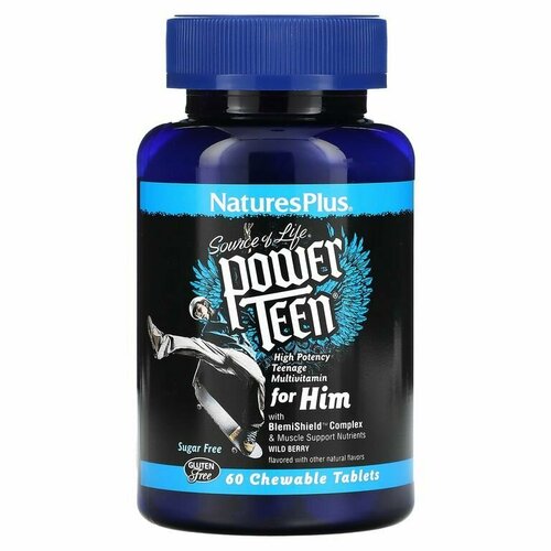    ,  , Natures Plus Power Teen for Him 60    -     , -,   