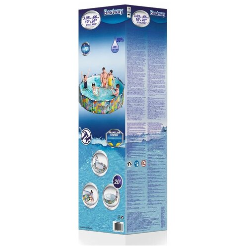 ������ ������ ������� Bestway Steel Pro 56985, 305�66 ��, 305�66 ��, 305�305 �� ����