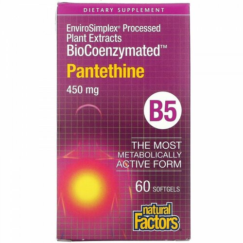  Natural Factors, BioCoenzymated, B5, , 450 , 60    -     , -,   