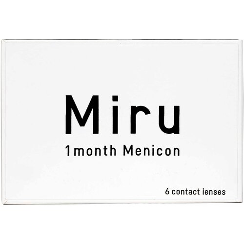    Menicon Miru 1month, 6 ., R 8,6, D -1, , 1 .   -     , -,   