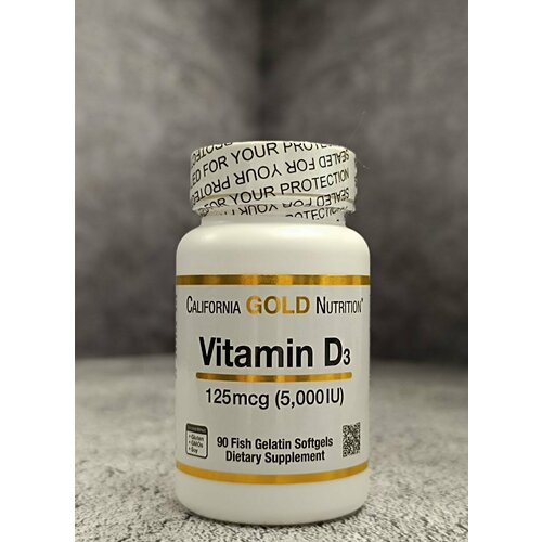   California Gold Nutrition Vitamin D3 5000 IU, 90 .   -     , -,   