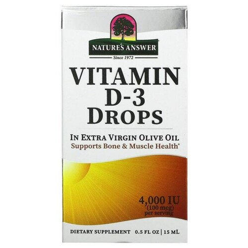   Nature's Answer Vitamin D-3, 100 , 15 , 4000 , 240 .   -     , -,   