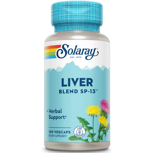 ������ ������ Solaray Liver Blend SP-13 (milk Thistle Dandelion with Cell Salt Nutrients) 100 ��� ������ (Solaray) ����