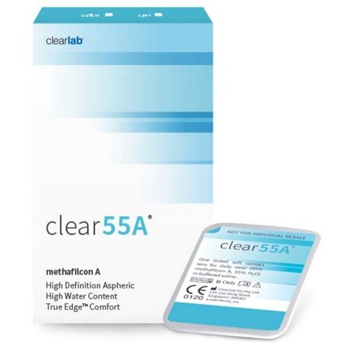 ������ ������ ���������� ����� Clearlab Clear 55A, 6 ��., R 8,7, D -2,5, ����������, 1 ��. ����