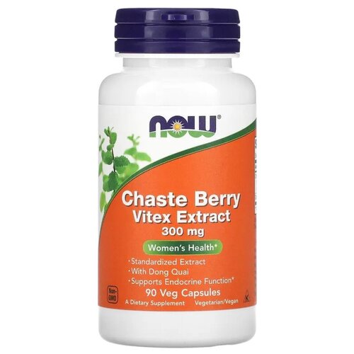  NOW Chaste berry vitex extract 300 mg 90 caps /    300  90    -     , -,   