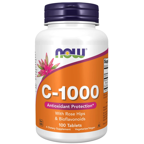 ������ ������ �������� NOW C-1000 with Rose Hips & Bioflavonoids, 100 ��. ����