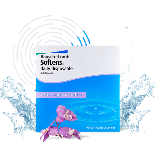    Bausch & Lomb Soflens Daily Disposable, 90 ., R 8,6, D -7,5   -     , -,   