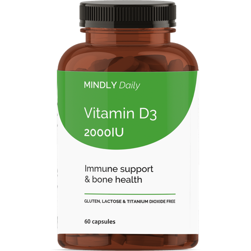  MINDLY Daily  D3 2000 /Vitamin D3 2000IU     720  60    -     , -,   