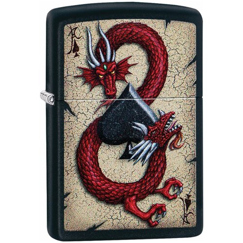   ZIPPO Dragon Ace   Black Matte, /, , , 38x13x57    -     , -,   