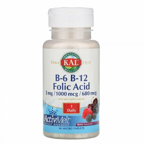 ������ ������ KAL B6 B12 Folic Acid (B-6 B-12 �������� �������) �� ������ ���� 60 �������� ����