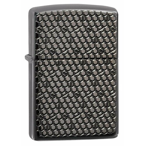    ZIPPO Hexagon Design   Black Ice, /, ,    -     , -,   