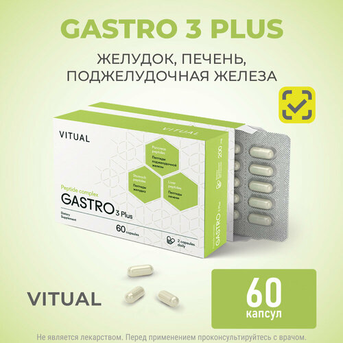     3  (  ) Gastro 3 Plus Khavinson Peptides, 60    -     , -,   