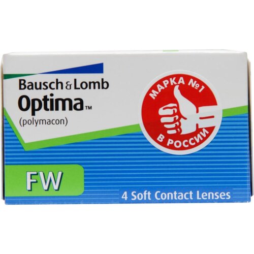 ������ ������ ���������� ����� Bausch & Lomb Optima FW, 4 ��., R 8,4, D -4,5 ����