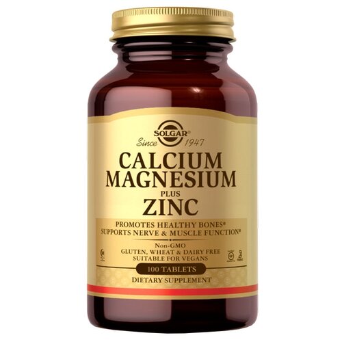  Solgar Calcium Magnesium Plus Zinc ., 100 , 100 .   -     , -,   