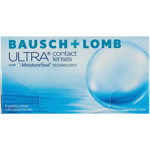 ������ ������ ���������� ����� Bausch & Lomb Ultra, 6 ��., R 8,5, D -2, 1 ��. ����