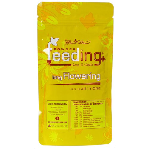     Powder Feeding Long Flowering 125 ,     (9   )   -     , -,   