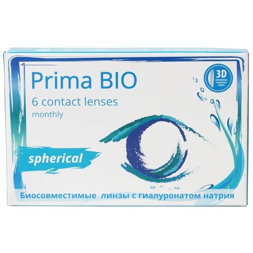������ ������ ���������� ����� �� ����� OKVision Prima Bio Spherical, 6 ��., R 8,8, D -9,5 ����