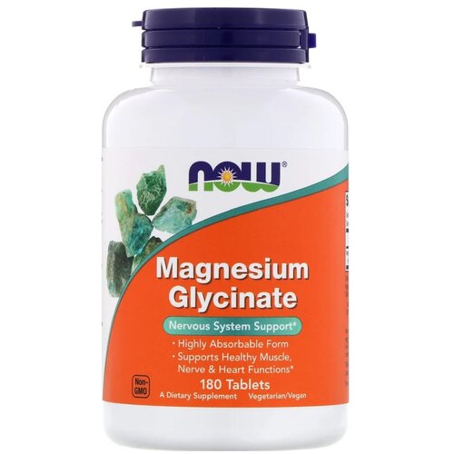   NOW Magnesium Glycinate, 200 , 250 , 180 .   -     , -,   