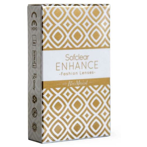 ������ ������ ���������� ����� Gelflex Sofclear Enhance, 2 ��., R 8,6, D -5,5, green, 1 ��. ����