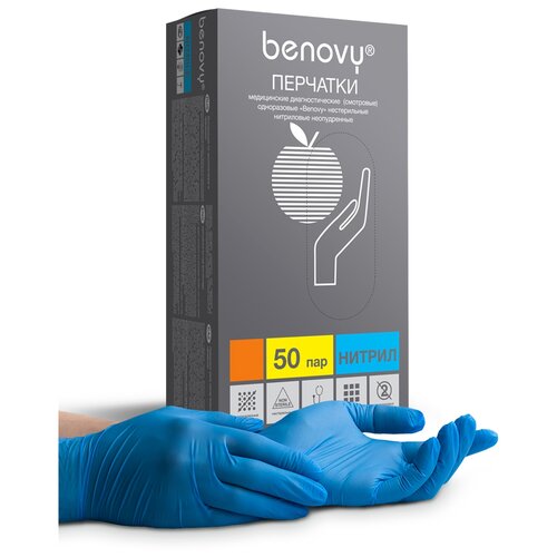    Benovy Nitrile Multicolor   , 50 , : M, : , 1 .   -     , -,   