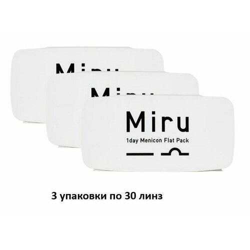 ������ ������ ����������� ���������� ����� Menicon 1 Day Menicon Flat Pack, 90 ��., R 8,6, D -0,5, 3 ��. ����