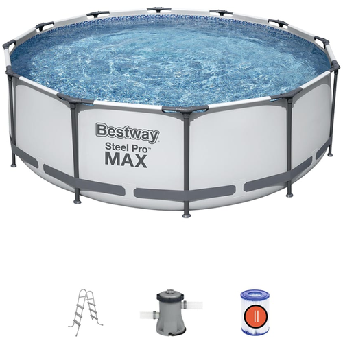 ������ ������ ������� BESTWAY ��������� Steel Pro Max 366�100��, ������-�����, �������� � ���������. ���.56418 ����
