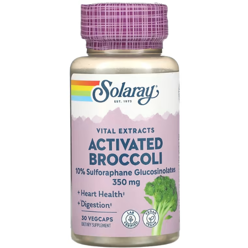  Solaray Activated Broccoli 350 mg (10% Sulforaphane Glucosinolates) 30   (Solaray)   -     , -,   