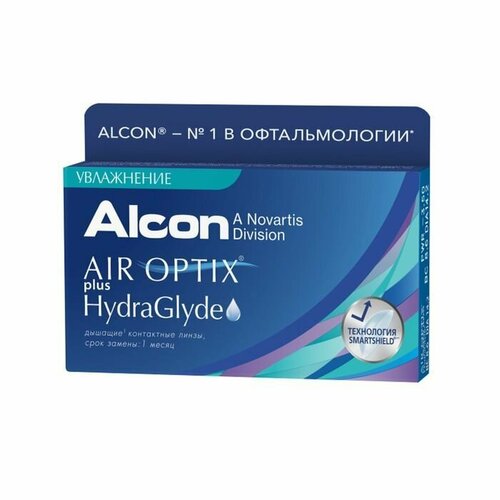������ ������ ���������� ����� �� ����� Alcon Air optix Plus HydraGlyde, 3 ��., R 8,6, D -4,75, 1 ��. ����