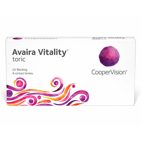������ ������ ���������� ����� CooperVision Avaira Vitality toric., R 8,5, D +3,25,�CYL:�-0,75,�A�:�120, ����������, 1 ��. ����