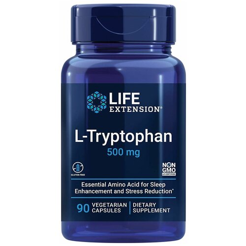 ������ ������ Life Extension L-Tryptophan (L-���������) 500 �� 90 ������ ����