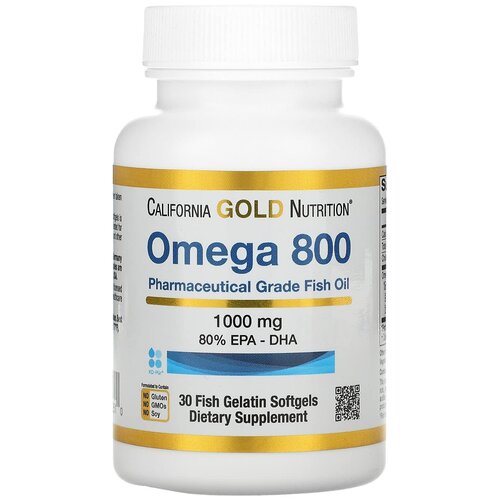 ������ ������ California Gold Nutrition Omega 800 Fish oil ����., 230 ��, 70 �, 30 ��. ����