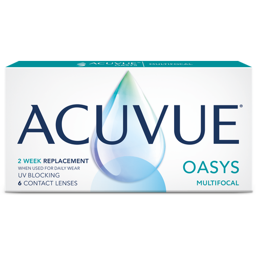������ ������ ���������� ����� ACUVUE Oasys Multifocal, 6 ��., R 8,4, D +0,75, ADD: ������� ����