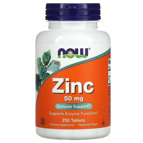 ������ ������ NOW ���� Zinc 250 �� 50 mg/ ��� ��� ���� 50 ��. 250 ����./ �������� ����