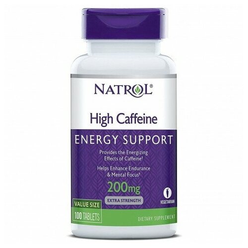 ������ ������ �������� Natrol High Caffeine 200 mg, 200 ��, 100 ��. ����