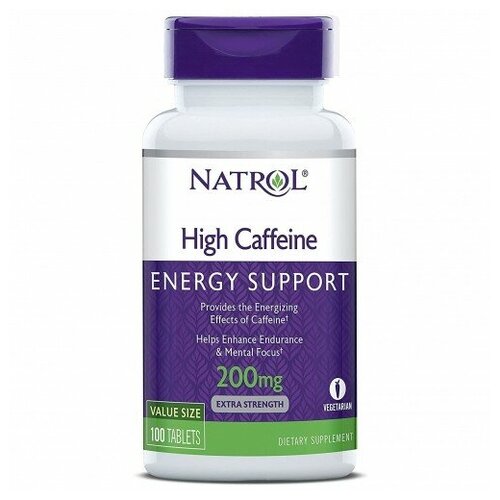   Natrol High Caffeine 200 mg, 200 , 100 .   -     , -,   